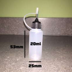 20ml druppelflesje afmetingen